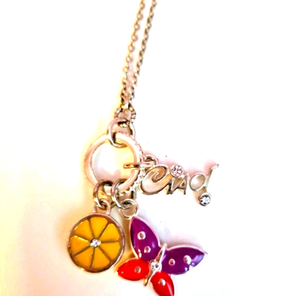 Brighton "ciao" charm necklace